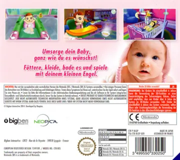 I Love My Little Girl (Europe) (En,Fr,De,Es,It,Nl,Pt,Sv,No,Da,Fi) box cover back